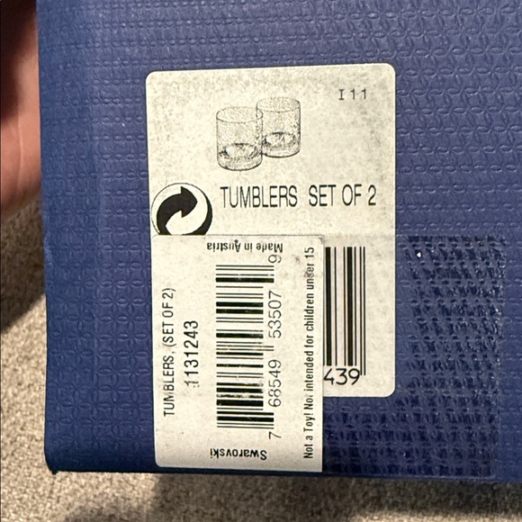 Swarovski Glasses/ Whiskey Glasses/ Tumblers- Set of 2 - Picture 9 of 10